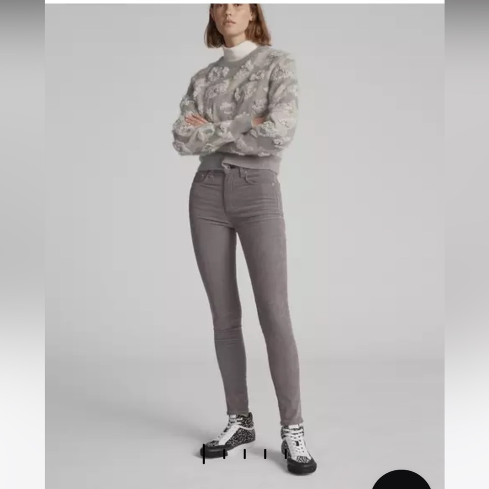 Rag and Bone High Rise Corduroy Skinny Jean